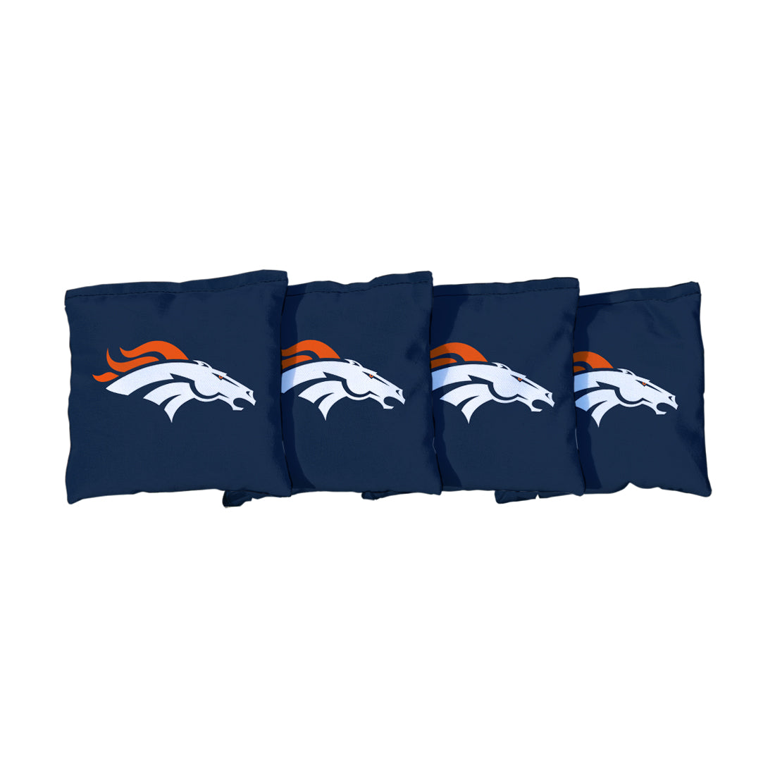 Denver Broncos US Flag logo Cornhole Wraps