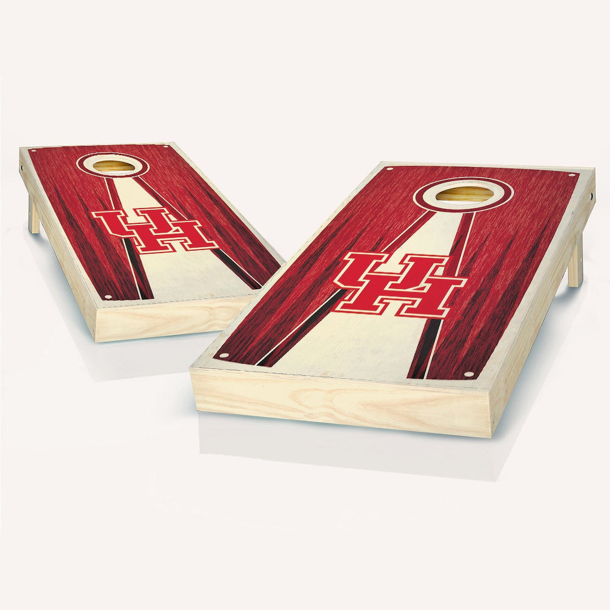 Houston Cougars Stained Pyramid Cornhole Board Set – Skip's Garage