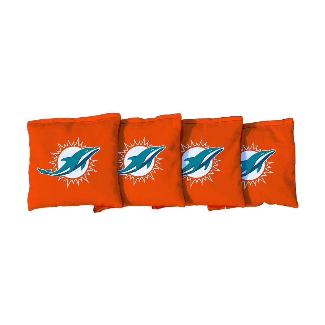 miami dolphins cornhole bags