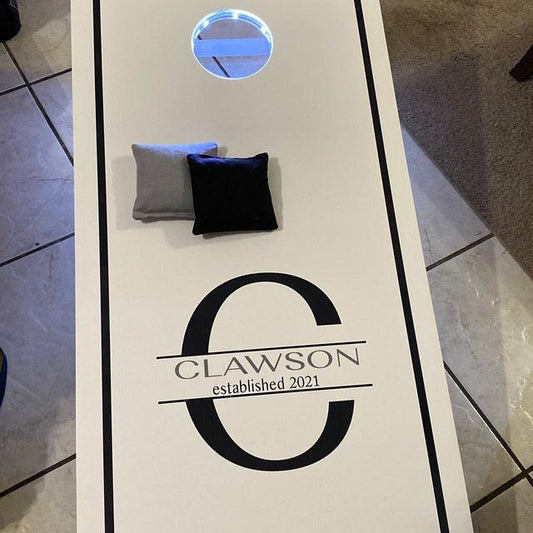 custom business cornhole boards