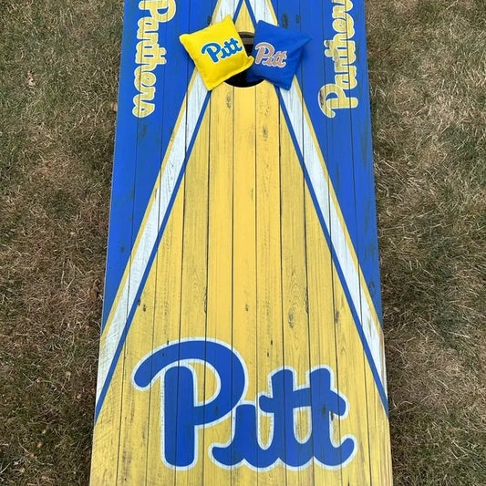 Pittsburgh tailgate cornhole boards