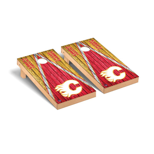 Calgary Flames Cornhole Board Set