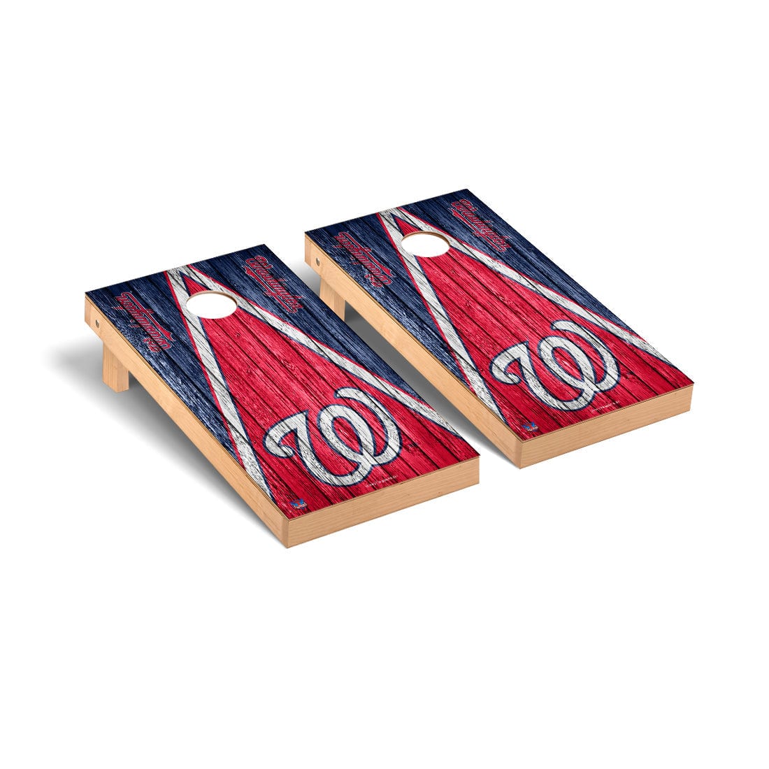 Washington Nationals Cornhole Board Set - Triangle Weathered Version ...