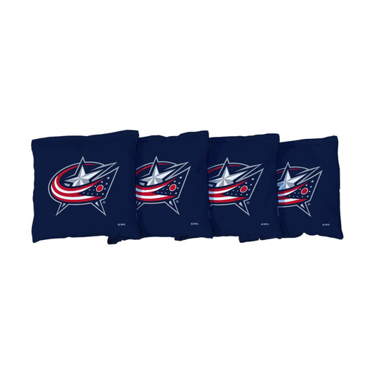 Columbus Blue Jackets Blue Cornhole Bags