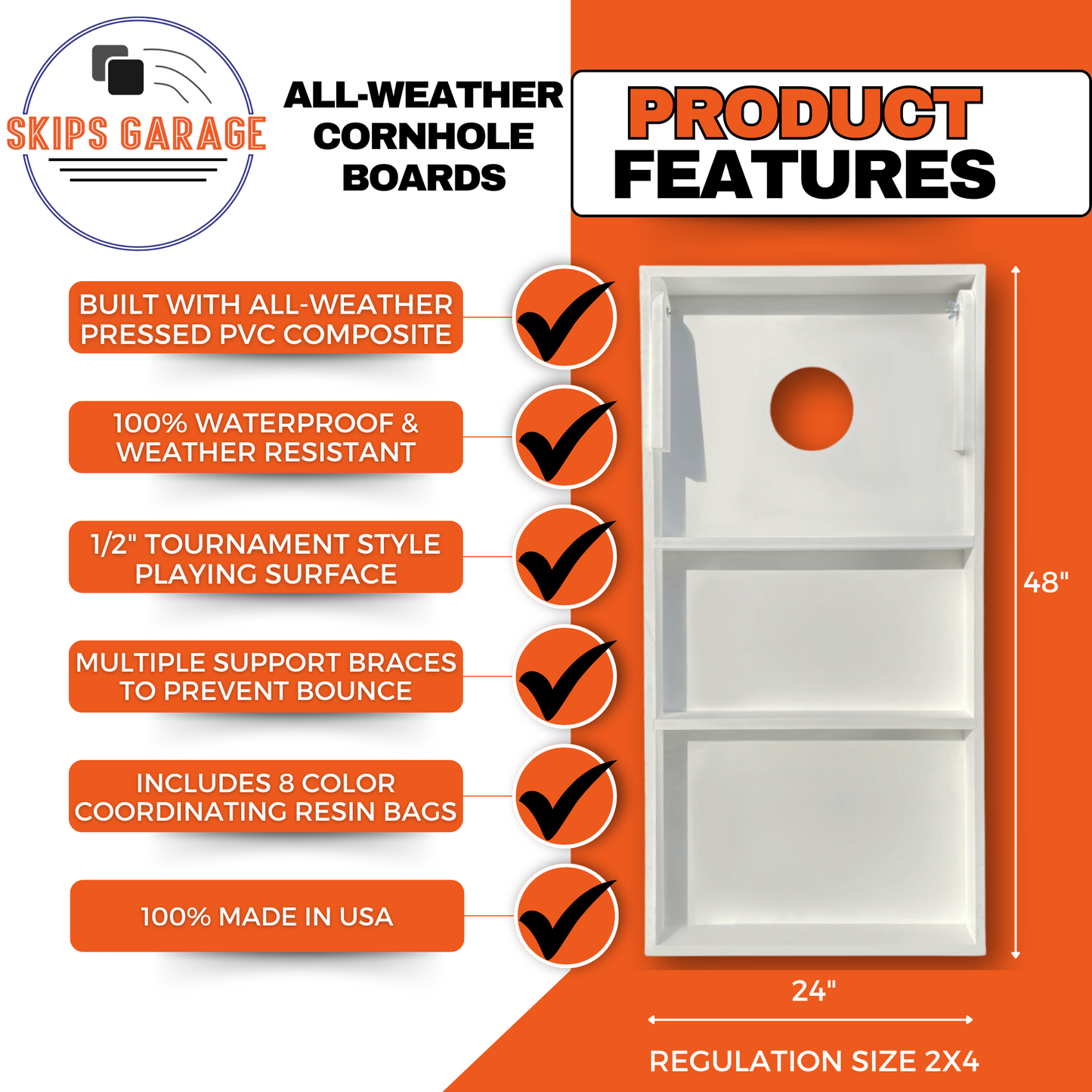 all weather board specs image