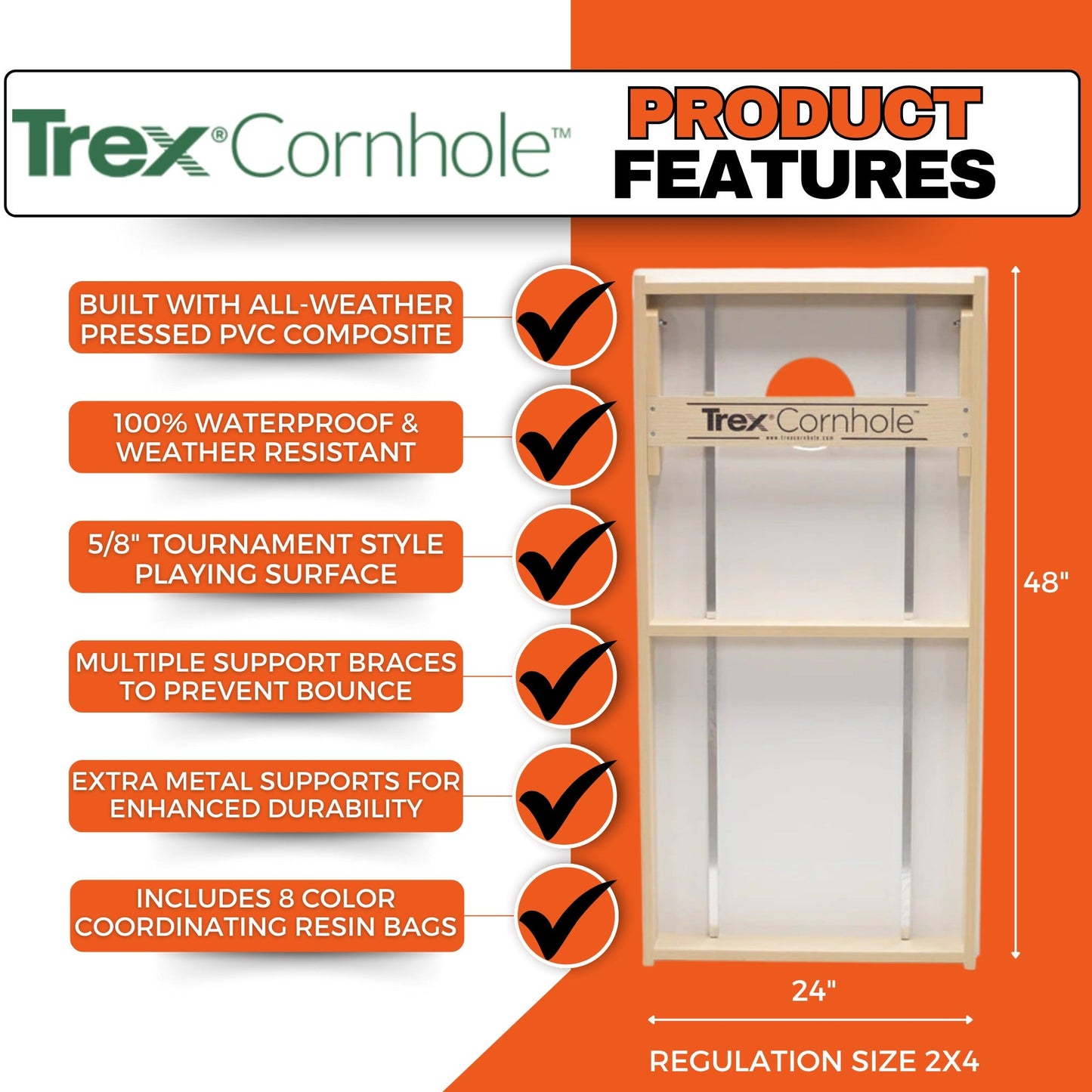 trex cornhole new back image specs