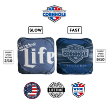 Cornhole Life Blue speed rating
