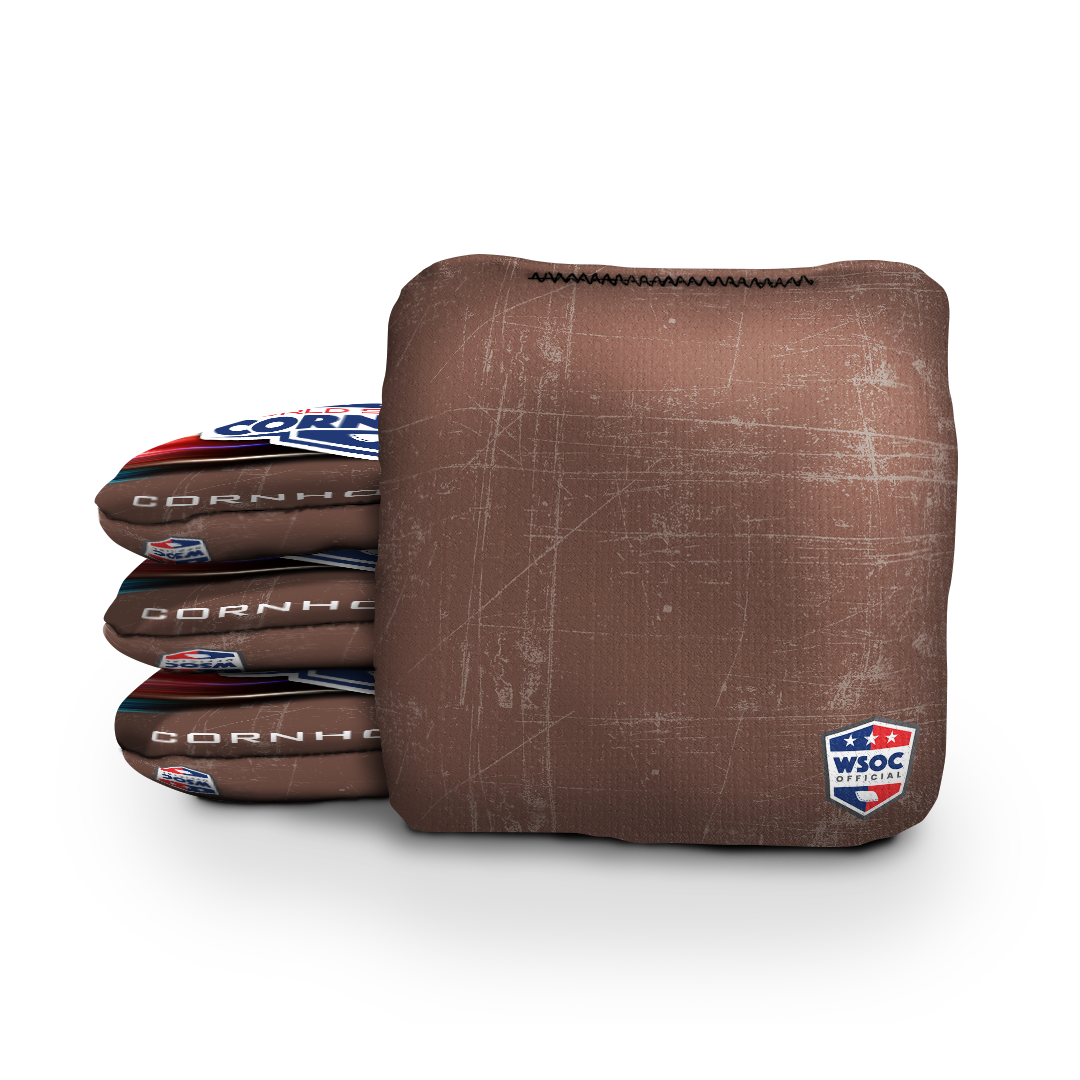 Simple Brown Cornhole Bags