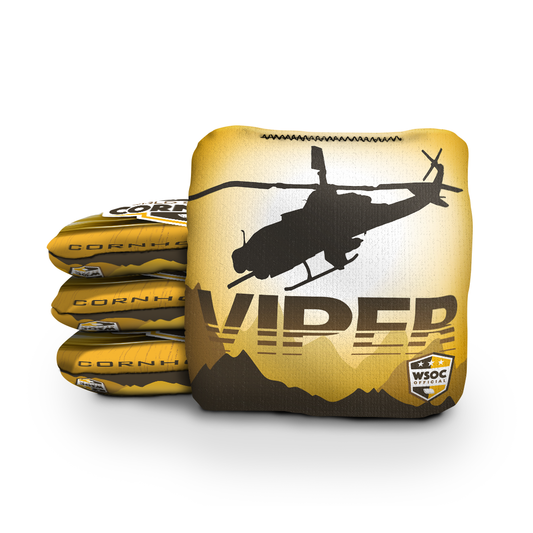 Viper Yellow Cornhole Bags