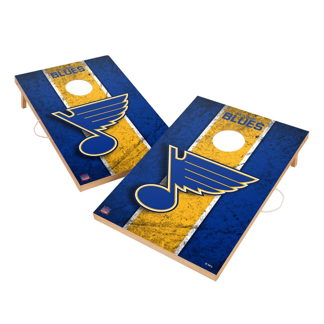 Vintage St. Louis Blues Solid Wood 2x3 Cornhole Set