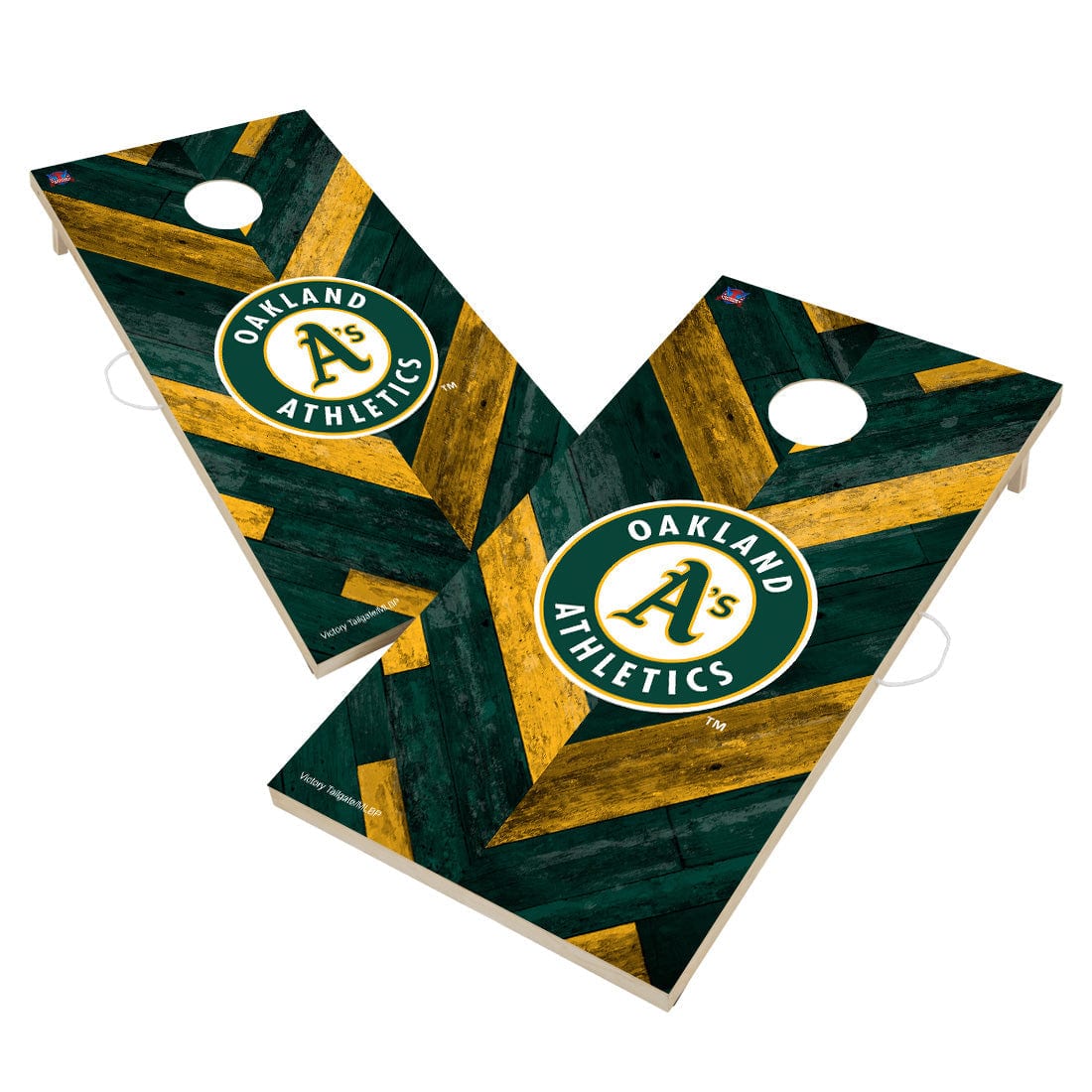 Oakland Athletics Cornhole Board Set