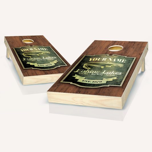 Fishing Cornhole Boards