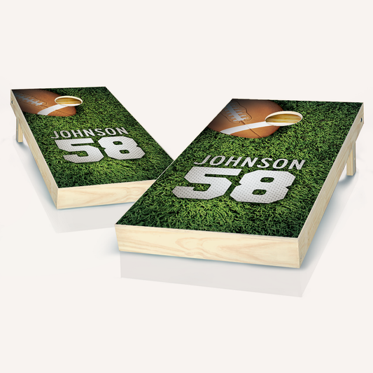 Football Field Cornhole Boards