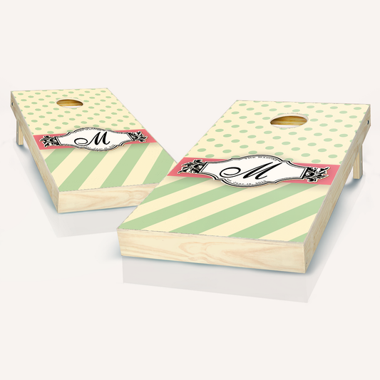 Wedding Ribbon Cornhole Boards