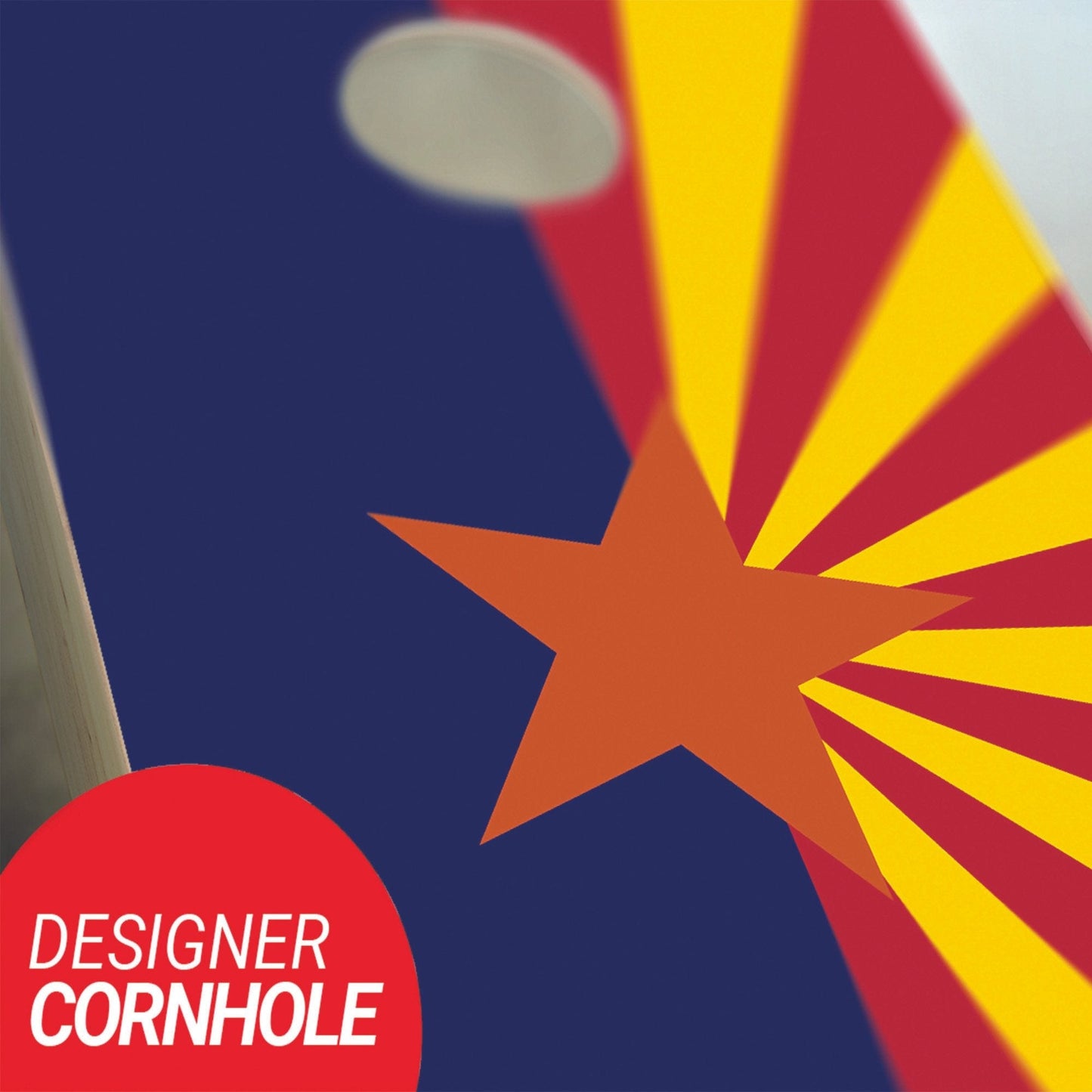 Arizona Flag board close up