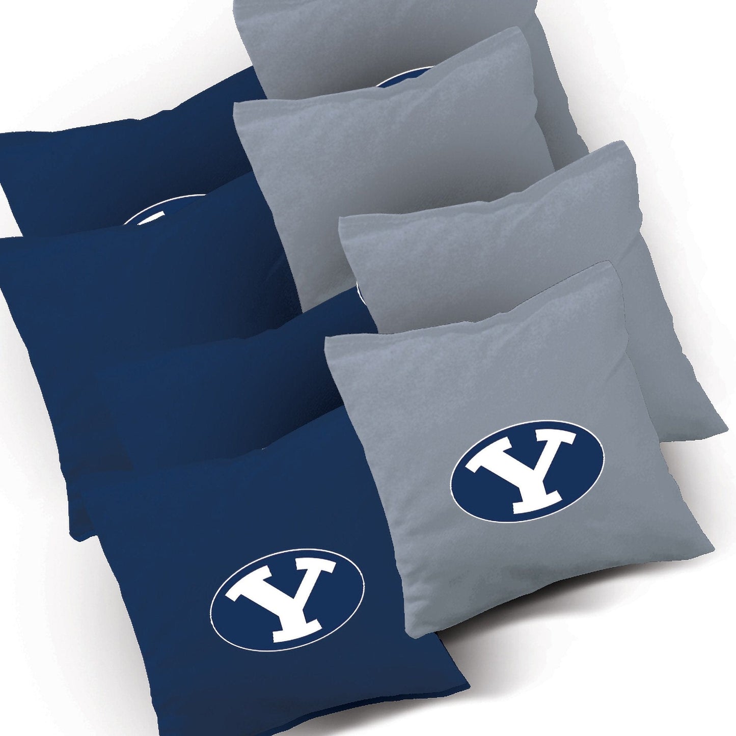 BYU Cougars Striped team logo cornhole bags