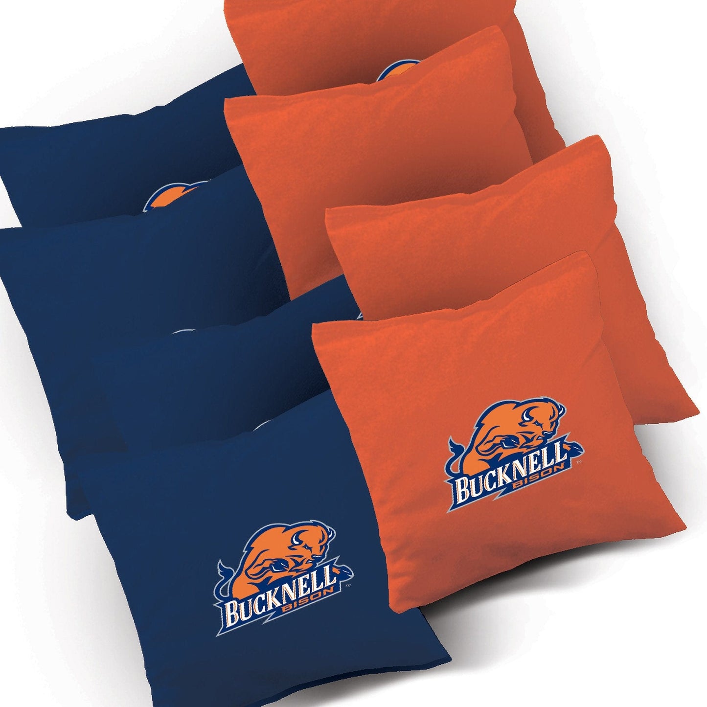 Bucknell Bison Jersey team logo corn hole bags