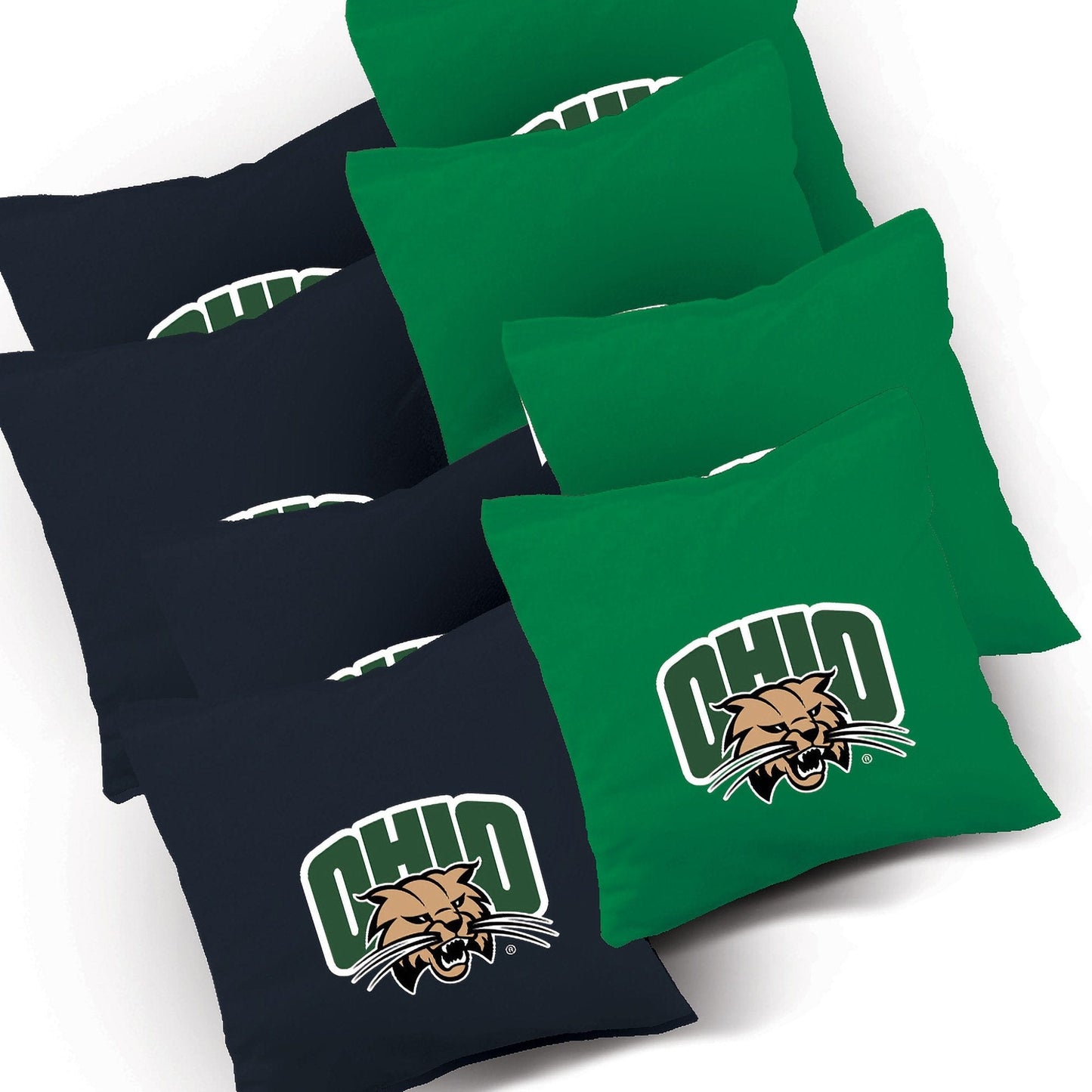 Ohio Slanted team logo corn hole bags