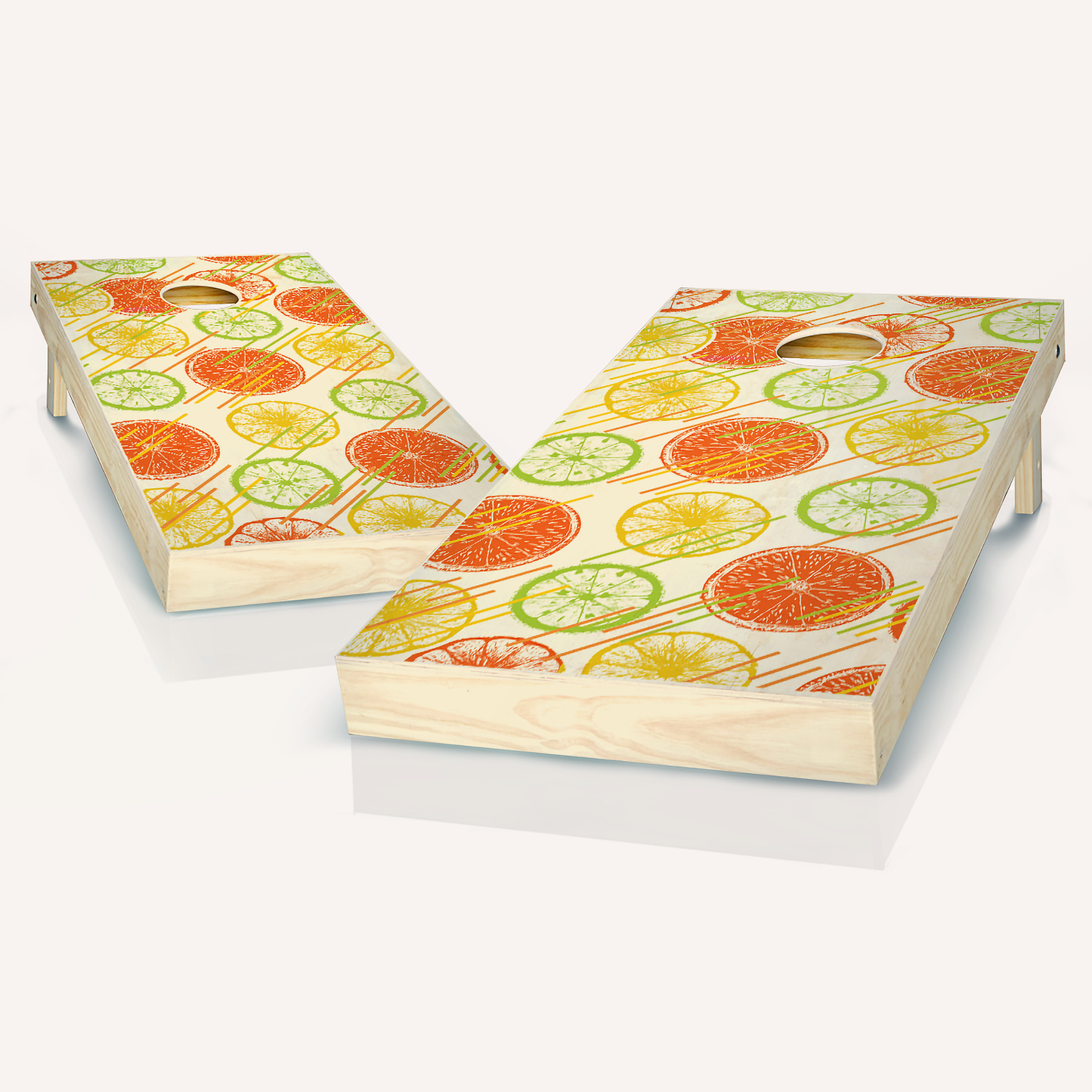 Citrus Stain Cornhole Boards