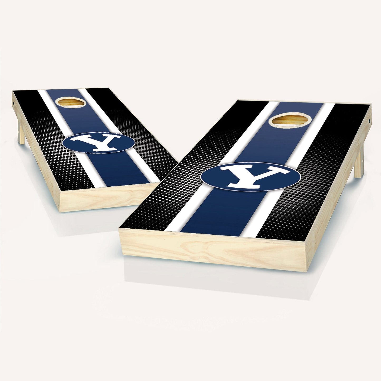 BYU Cougars Striped Cornhole Boards