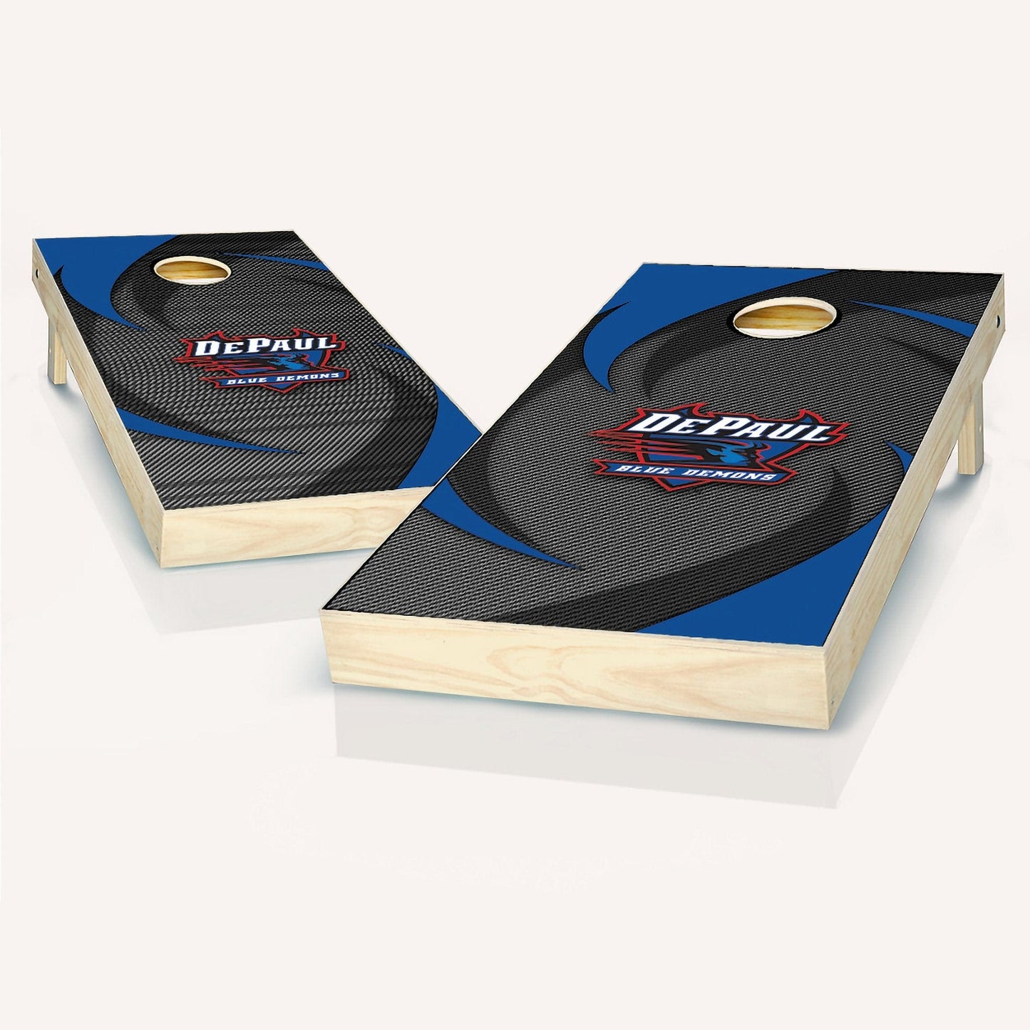 DePaul Swoosh Cornhole Boards