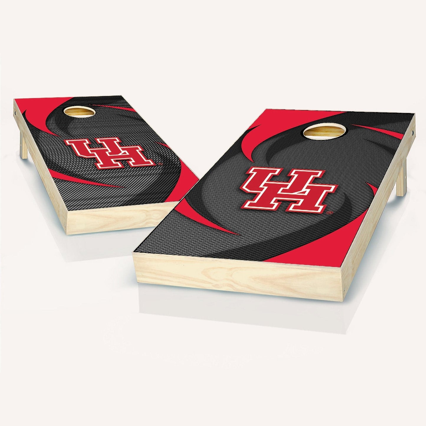 Houston Cougars Swoosh Cornhole Boards