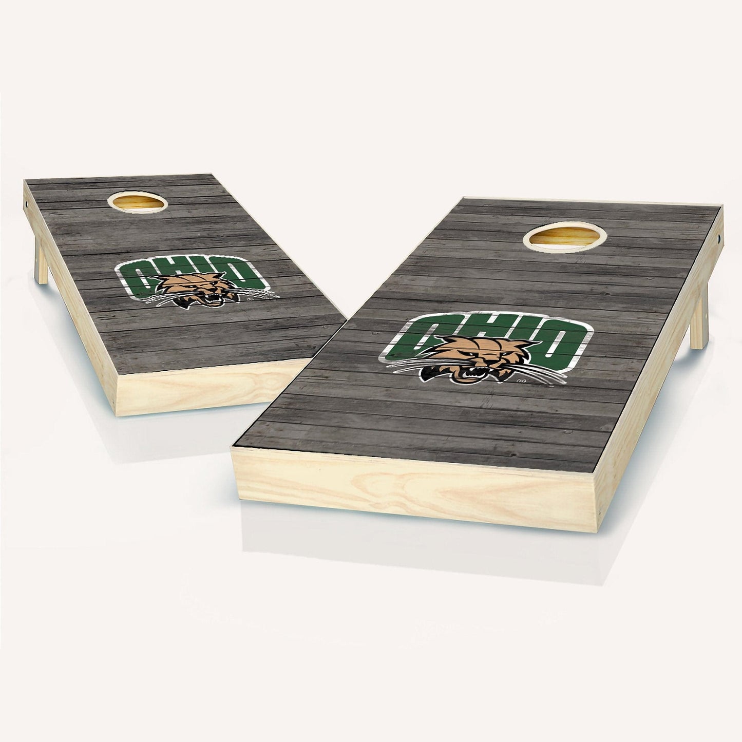 Ohio Distressed Cornhole Boards