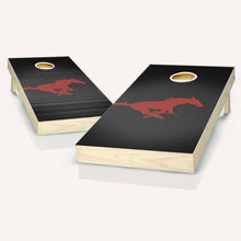 SMU Mustangs Slanted Cornhole Boards
