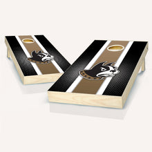 Wofford Striped Cornhole Boards
