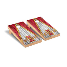 Iowa State Cyclones Cornhole Board Set - Triangle Weathered Version
