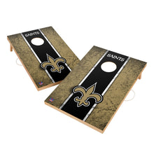 Vintage New Orleans Saints NFL Solid Wood 2x3 Cornhole Set
