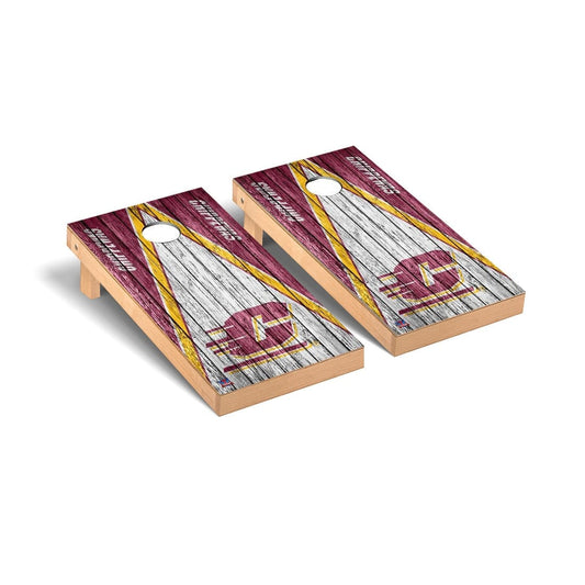 Central Michigan Chippewas Cornhole Board Set - Triangle Weathered Version