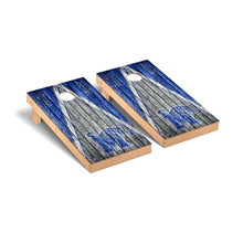 Memphis Tigers Cornhole Board Set - Triangle Weathered Version
