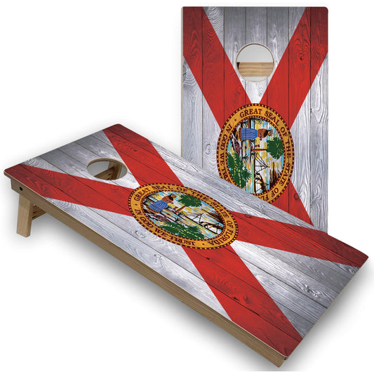 Florida Flag Cornhole Boards