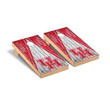 University of Houston Cougars Cornhole Board Set - Triangle Weathered Version
