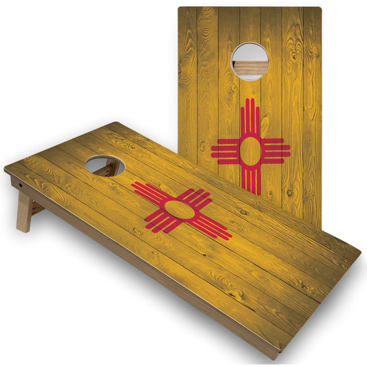 New Mexico Flag Cornhole Boards