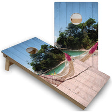 Beach Hammock Cornhole Boards
