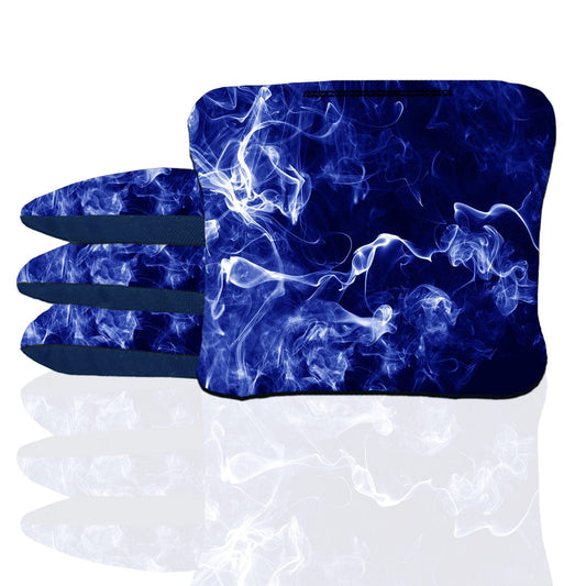 Blue Smoke Stick & Slide Cornhole Bags