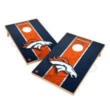 Vintage Denver Broncos NFL Solid Wood 2x3 Cornhole Set
