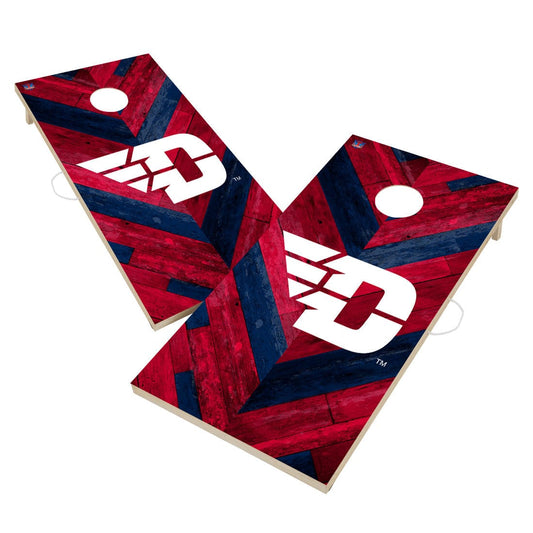 Dayton Flyers Cornhole Board Set - Herringbone Design