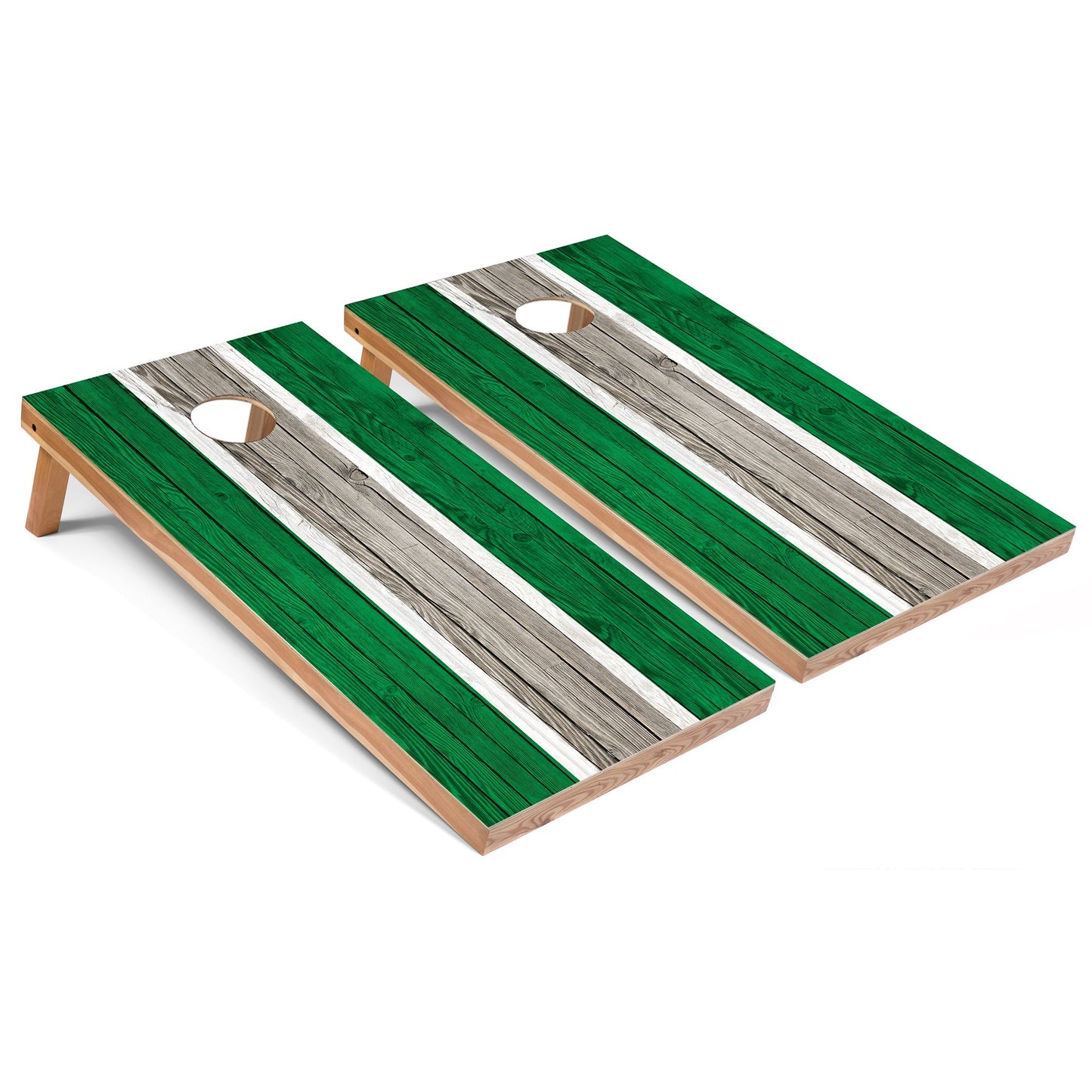 Kelly Striped All-Weather Cornhole Set