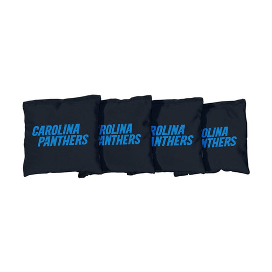 Carolina Panthers NFL Football Black Cornhole Bags