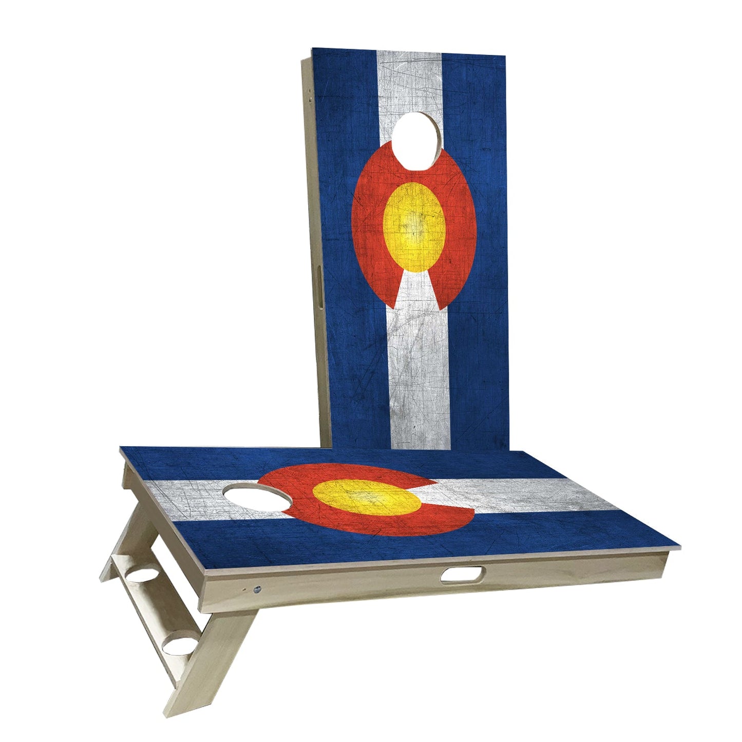 Colorado Flag Cornhole Boards