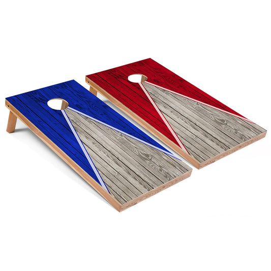 Royal and Red Pyramid All-Weather Cornhole Set