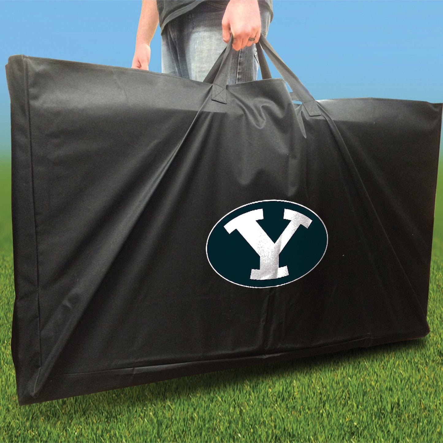 BYU Cougars Striped team logo carry case