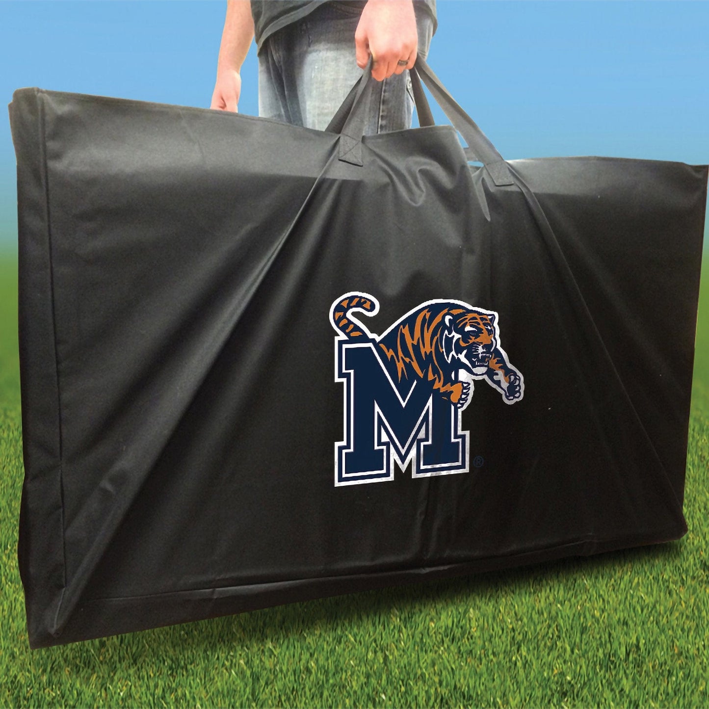 Memphis Tigers Stained Striped team logo carry case