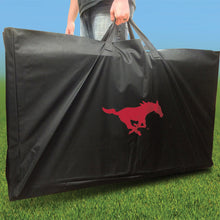 SMU Mustangs Slanted team logo carry case
