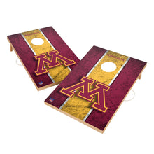 Vintage Minnesota Golden Gophers Solid Wood 2x3 Cornhole Set
