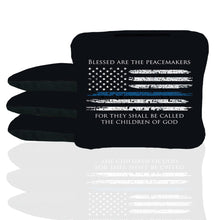 Blessed Are The Peacemakers Stick & Slide Cornhole Bags
