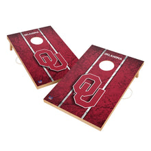 Vintage Oklahoma Sooners Solid Wood 2x3 Cornhole Set
